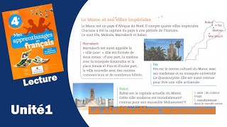 Le Maroc et ses villes impériales  lecture  Mes apprentissages en français  4AEP [upl. by Aligna]