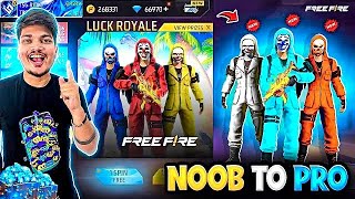 Free Fire Criminal Royale All Criminals In One Spin😍💎 Best Noob To Pro Garena Free Fire [upl. by Kester]