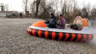 Personal hovercraft MAD81music video hovering amphibian rescue boat madhovercrafteu [upl. by Dimah]