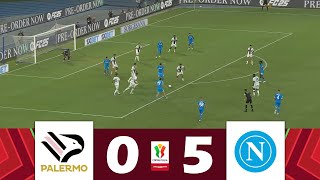 PalermoNapoli 05  Coppa Italia 202425  Highlights della Partita [upl. by Decato756]