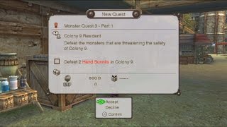 Xenoblade Chronicles  Monster Quest 3  Part 1  Colony 9 [upl. by Molini703]