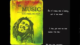 Bob Marley  Africa Unite lyrics [upl. by Nosdrahcir55]