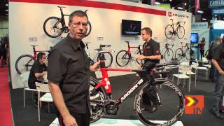 Argon 18 E118 2014 Triathlon Bike  Bike Insiders  Argon Time Trial Bike 2013 Interbike [upl. by Ecirtahs]