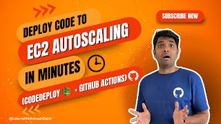 Deploy code to EC2 Autoscaling in minutes using CodeDeploy and Github Actions  AWS Tutorial  EC2 [upl. by Yukio46]