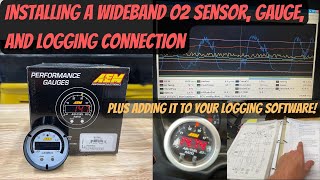 Installing a Wideband O2 Sensor Gauge and Logging Connection [upl. by Sikata124]