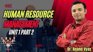 Difference between HRM and HRD  Human Resource Management Unit 1 part 2 [upl. by Siegler]