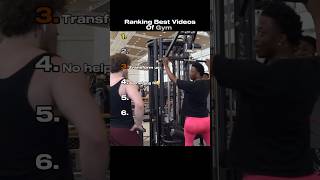 Best gym videos😭 gym gymmemes ranking tiktok [upl. by Baer]