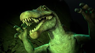 Spinosaurus Vs Indominus Rex  Animated Short Film [upl. by Ehc]