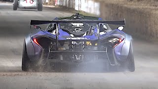 Mad Mikes MadMac 3Rotor 20B swapped McLaren P1 INSANE Sound  StartUp Revs Drifts  Goodwood FoS [upl. by Leva626]