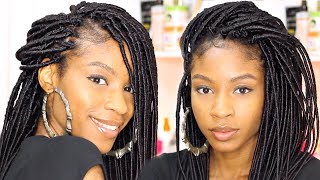 Crochet Faux Locs No Cornrows No Wrapping► Natural Hair Protective Styles [upl. by Dombrowski]