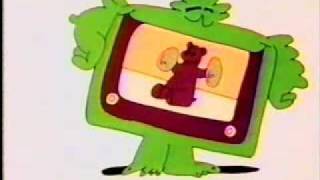 Classic Sesame Street animation The monster that ate the TV [upl. by Kim]