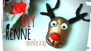 activité noel  diy renne en pâte à sel [upl. by Eddi249]