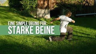 Eine einfache Übung für starke und belastbare Beine [upl. by Naget]