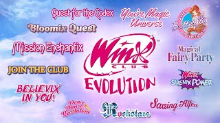 ALL 20 WINX CLUB GAMES on PC  Phone  Nintendo  Playstation  XBOX  EVOLUTION 2023 Edition [upl. by Azeel525]