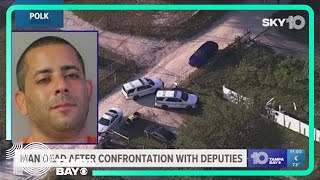 Sheriff Polk County man dead after pointing gun at deputies wife found dead in home [upl. by Akcemat558]