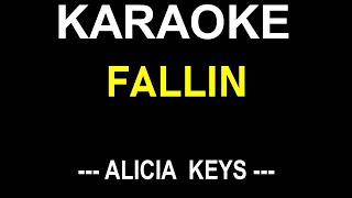 FALLIN KARAOKE SONG BY ALICIA KEYS  ONLY LYRICS TEXT DISPLAY NO MUSIC BACKGROUND [upl. by Eetsud]