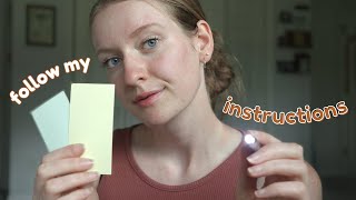 Irish ASMR Follow My Instructions with your eyes closed For SLEEP 🌟💤 [upl. by Knorring]