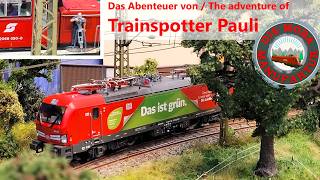 Pauli auf Reisen Ein Abenteuer auf 2 Anlagen  moderne Modellbahn H0 187 XL Fahrvideo Oktober 2024 [upl. by Allekim]