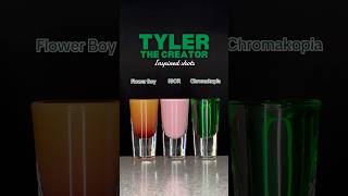 TYLER THE CREATOR INSPIRED SHOTS 🟢 tylerthecreator shots cocktails [upl. by Audy5]