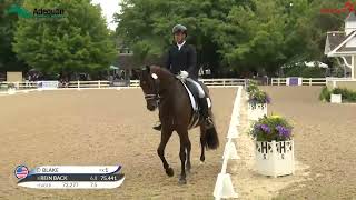 David Blake amp Delilah  USEF Developing Horse Prix St Georges Test  US Festival of Champions [upl. by Mirilla874]