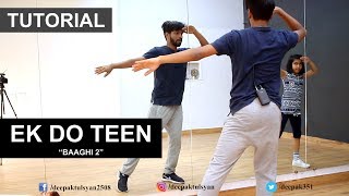 Learn How to Dance On quotEK DO TEENquot  Baaghi 2  Step By Step  Bollywood Dance Tutorial  Hindi [upl. by Phina652]