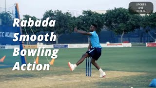 Kagiso Rabada Bowling Action in slow motion [upl. by Shem]