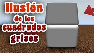 Ilusión óptica de los cuadrados grises  Luces y Sombras [upl. by Nessy86]