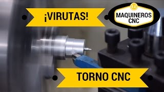 TORNO CNC ¡primeros movimientos [upl. by Lindell125]