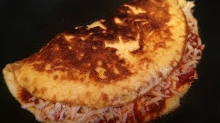 Keto Pizza Omelette Recipe  Easy Low Carb Breakfast Ideas [upl. by Harrison]