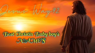 Christian baby boys name in 2024  క్రైస్తవ పిల్లల పేర్లు 2024 names christian jesus yesayya [upl. by Eveivenej]