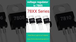 7805 voltage regulator [upl. by Odrarej]