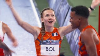 Netherlands Wins Gold medal in 400m Relay Mixed  FEMKE BOL Wins Gold in 400m Relay [upl. by Anitsyrhk795]