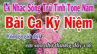 Karaoke Liên Khúc Tuyệt Phẩm Bolero Tone Nam Hay Nhất  Bài Ca Kỷ Niệm  Gõ Cửa Trái Tim [upl. by Andrade]