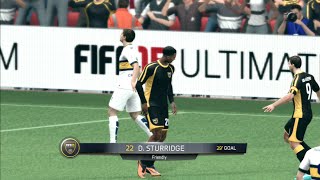 FIFA 15  Sturridge Moonwalk Goal Celebration  HD PS3 Gameplay [upl. by Ameyn]