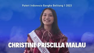 Video Profil Christine Priscilla  Puteri Indonesia Bangka Belitung 1 2023 [upl. by Anide185]