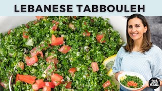 Lebanese Tabbouleh Salad  Great Ramadan Recipe [upl. by Ihcalam]