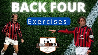 Five Defending Drills to Improve Your Back Four [upl. by Synned447]