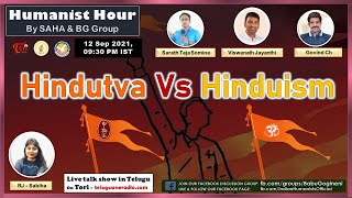 E190 Hindutva vs Hinduism  RJ Sabiha  Viswanath Jayanthi  Sarath Teja Somina  Govind Ch [upl. by Annadal244]