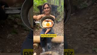 Doğada yumurta nasıl yapılır 🍳🌿 naturelife egg [upl. by Anatnom]