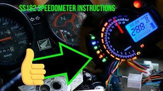 Instalar tablero digital moto  ss182 speedometer KOSO  Español [upl. by Arob]