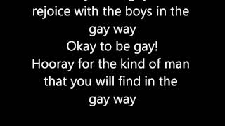 Tomboy  Its OK to be Gay lyrics [upl. by Rowan588]