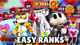 Top 10 Easiest Rank 30s In Brawl Stars New Meta [upl. by Hege146]