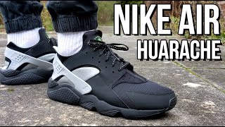 NIKE AIR HUARACHE REVIEW  On feet comfort weight breathability price review [upl. by Nowell786]