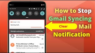 How to Fix Syncing Mail…Notification on Android Phone [upl. by Konstance585]