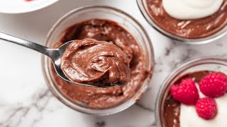 DECADENT VEGAN CHOCOLATE PUDDING EASY RECIPE GF WFPB [upl. by Edualc988]