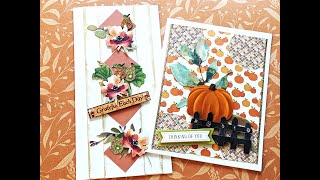 Fall Cards From Scraps [upl. by Tymothy888]