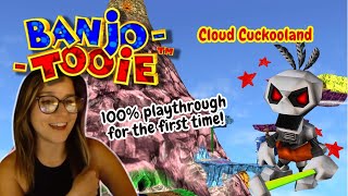 mingy jongo cloud cuckooland and some side collecting  first 100 playthrough BanjoTooie [upl. by Siusan225]