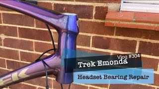 Trek Emonda Headset Service  Repair or Replace Bearings [upl. by Diamond]