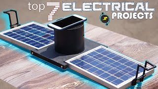 Top 7 Electrical Engineering Projects 2022  DIY Electrical Ideas [upl. by Ssitnerp]