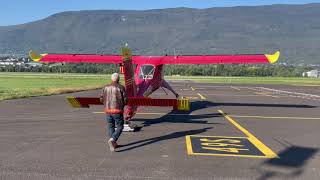 PZL104MA Wilga 2000  Three Altiports in one trip Méribel Courchevel amp Megève in the French Alps [upl. by Ardath]